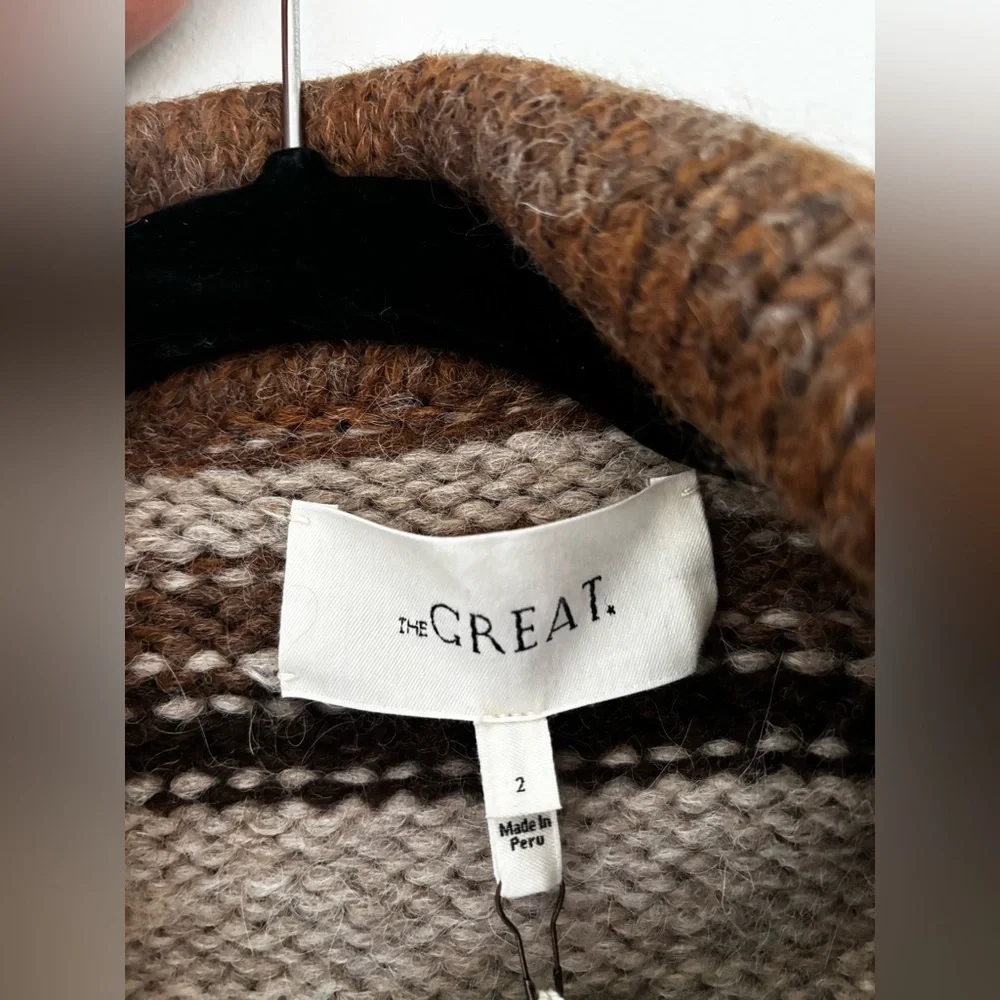 THE GREAT. The Nordic Scholar Cardigan - Picture 5 of 5